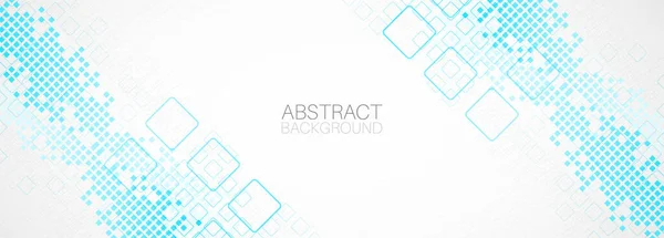 Fond Abstrait Avec Des Carrés Structure Motif Technologie Toile Fond — Image vectorielle