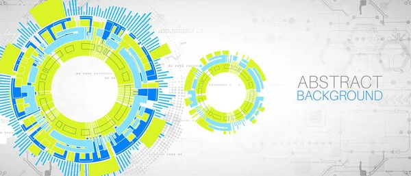 Futurista Moderno Ingeniería Ciencia Fondo Vector Tecnología — Vector de stock