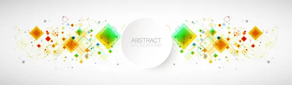 Fond Vectoriel Abstrait Avec Effet Plexus — Image vectorielle
