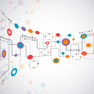 Soyut teknoloji arkaplanı