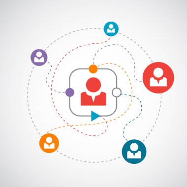 sosyal medya arka plan