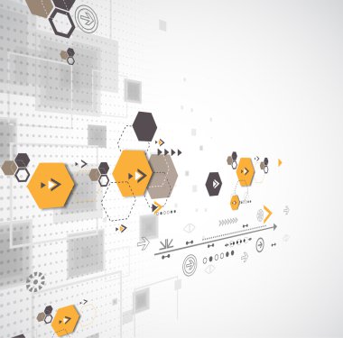 Soyut teknolojik arkaplan