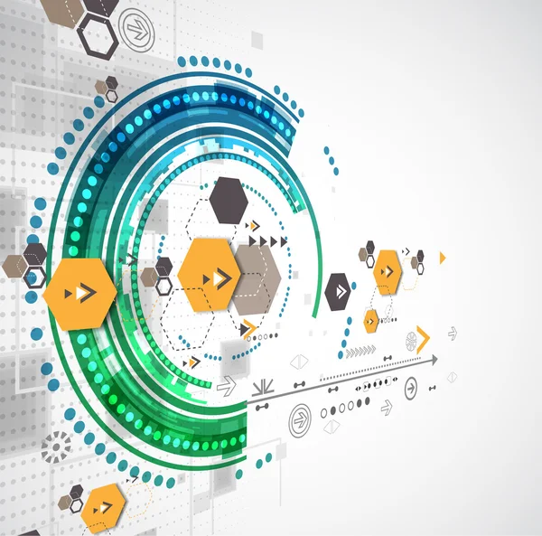 Абстрактный технологический фон — стоковый вектор
