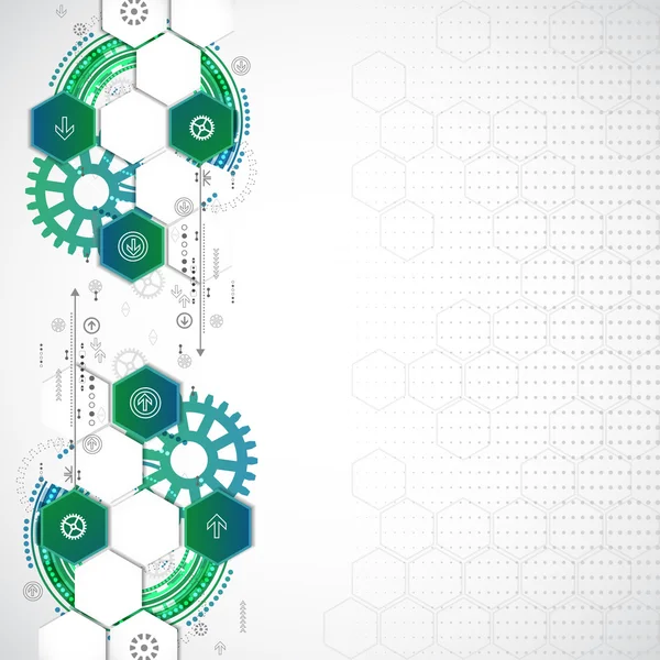 Technologische achtergrond — Stockvector