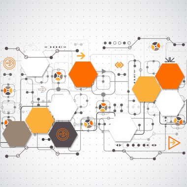 Soyut teknolojik arkaplan