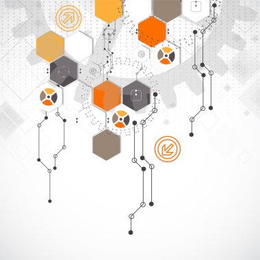 Soyut teknolojik arkaplan