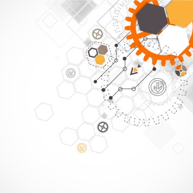 Soyut teknolojik arkaplan