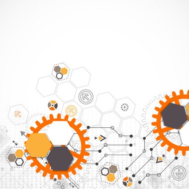 Soyut teknolojik arkaplan