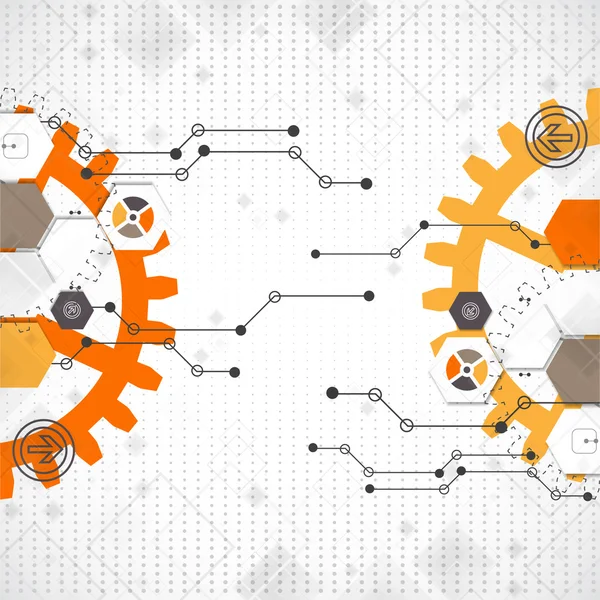 Абстрактный технологический фон — стоковый вектор