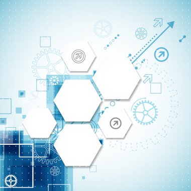 Soyut teknolojik arkaplan