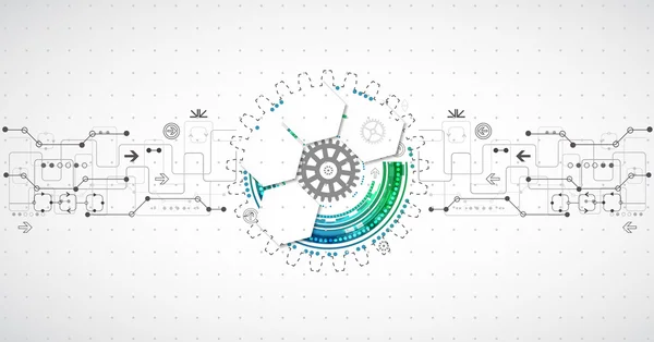 Soyut teknolojik arkaplan