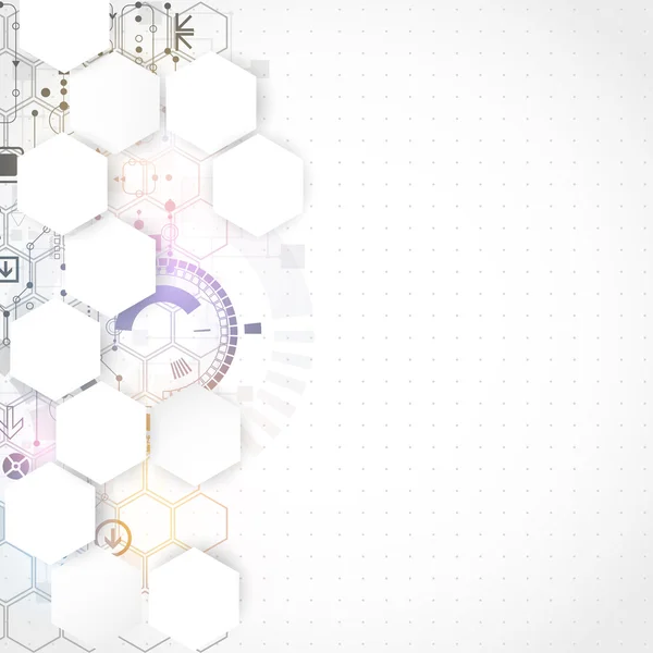 soyut fütüristik bilgisayar teknolojisi iş geçmişi