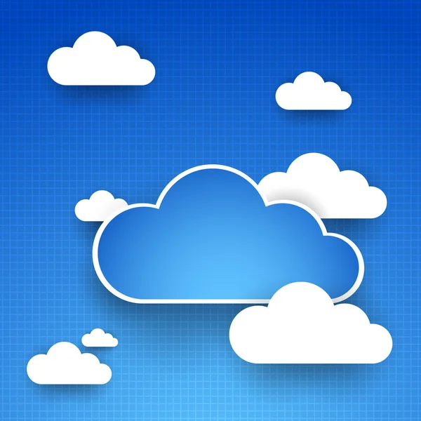 Cloud background — Stock Vector