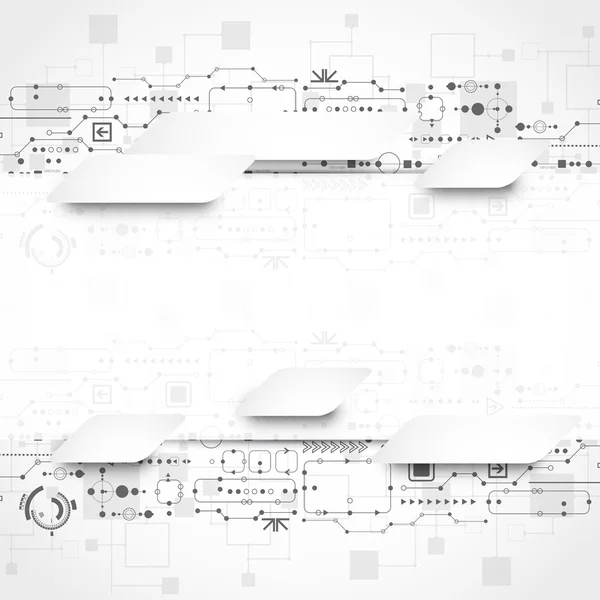 Abstracte technologische achtergrond — Stockvector