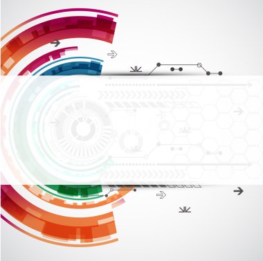 Soyut teknolojik arkaplan