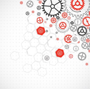 Soyut teknolojik arkaplan