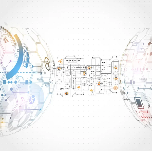 Soyut teknolojik arkaplan