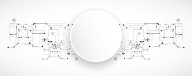 arka plan teknolojik. vektör çizim