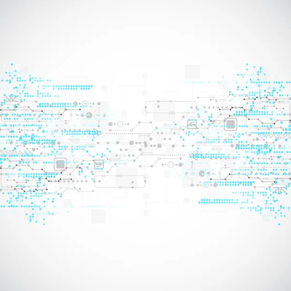 Plano de fundo de modelo de negócios de tecnologia abstrata. Vetor — Vetor de Stock