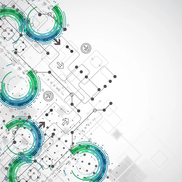 Abstracte technologie zakelijke achtergrond — Stockvector