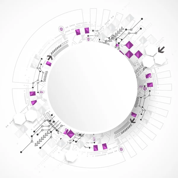 Fond abstrait de technologie informatique pour votre entreprise — Image vectorielle