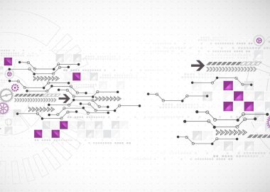 Bilgisayar teknoloji arka plan işletmeniz için 