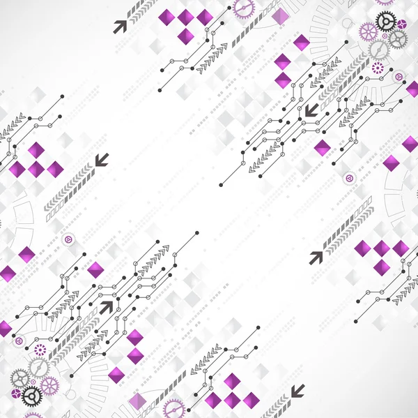 Abstract achtergrond van computer technologie voor uw bedrijf — Stockvector