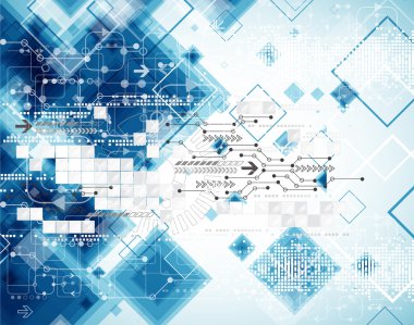 teknoloji şablon arka plan