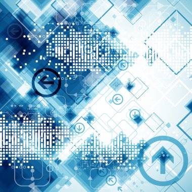 teknoloji şablon arka plan