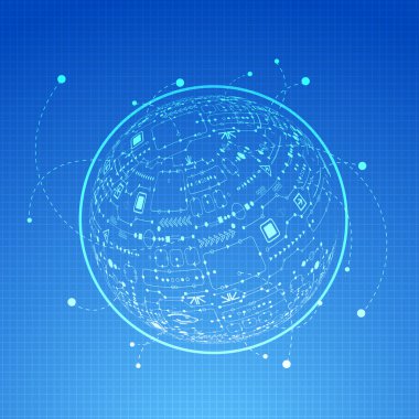 soyut küre arka plan