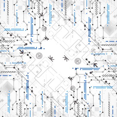 teknoloji şablon arka plan
