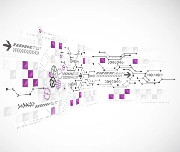 Technologie sjabloon achtergrond — Stockvector