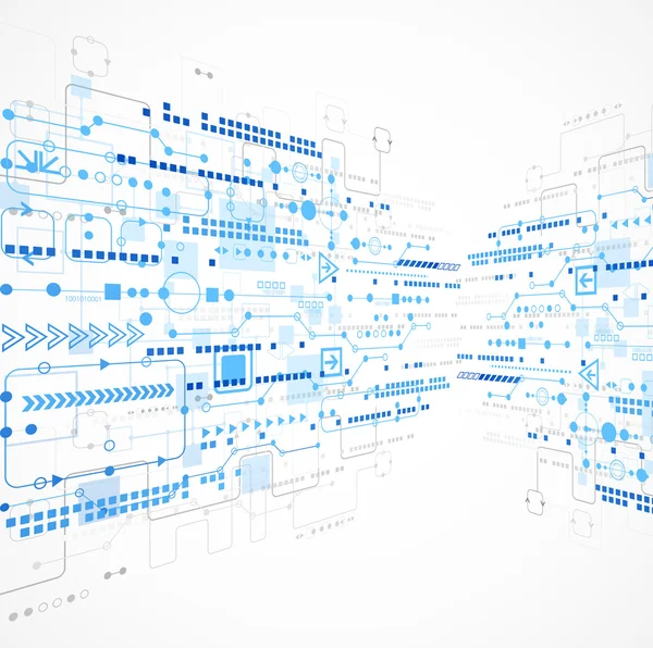 Fondo de plantilla de tecnología — Vector de stock