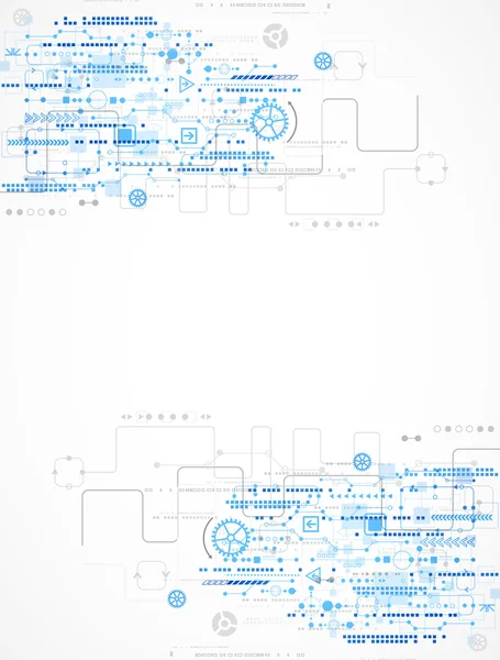 Fondo de plantilla de tecnología — Vector de stock