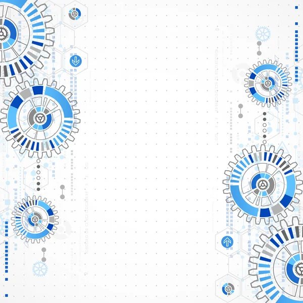 Fondo de plantilla de tecnología — Archivo Imágenes Vectoriales