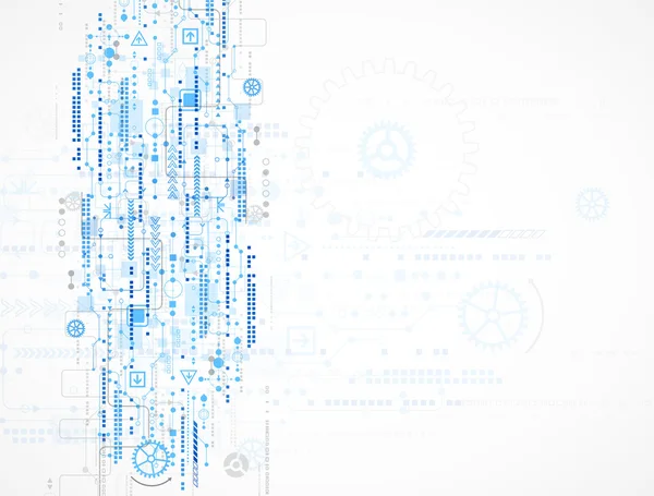 Modello di tecnologia sfondo — Vettoriale Stock