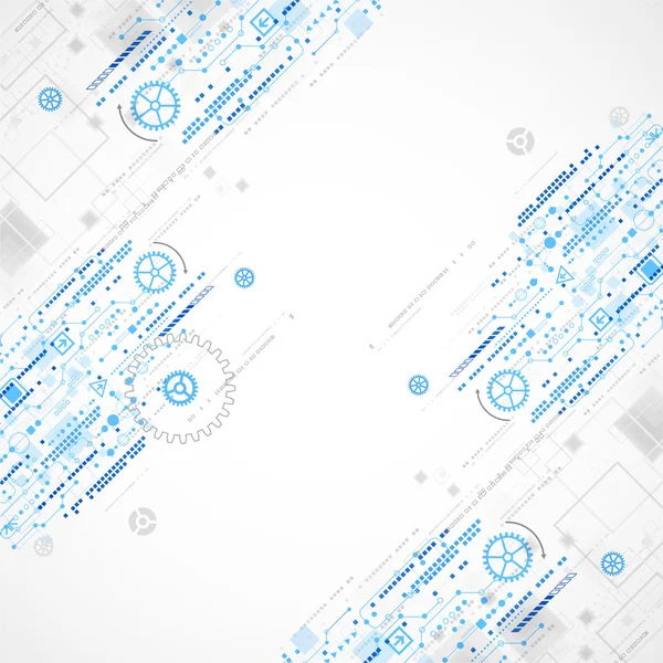 Modelo tecnológico de fundo — Vetor de Stock