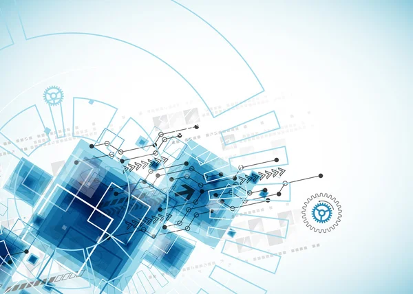 Antecedentes empresariales de tecnología abstracta — Archivo Imágenes Vectoriales