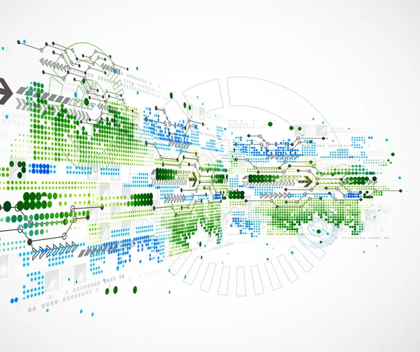 Abstracte technologie zakelijke achtergrond — Stockvector