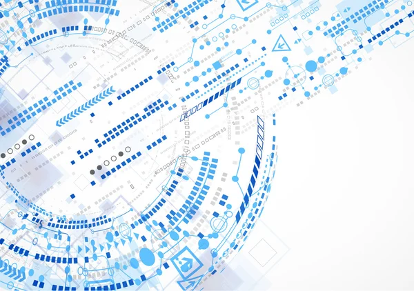 Abstracte technologie zakelijke sjabloon achtergrond. — Stockvector