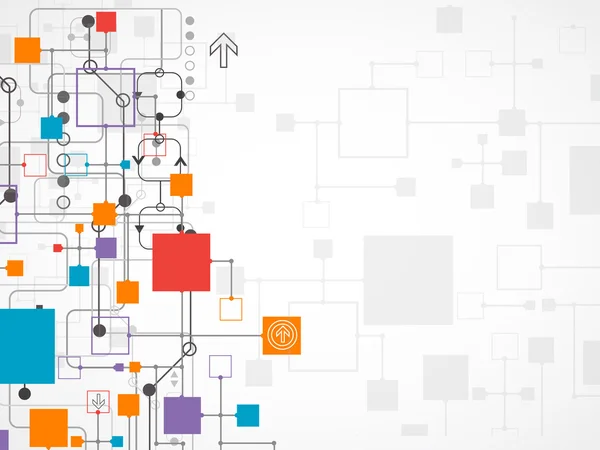 Technischer Hintergrund — Stockvektor