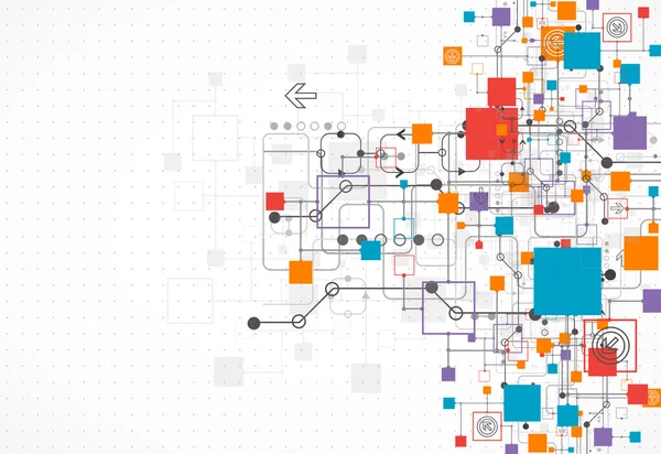 Contexto tecnológico — Vector de stock