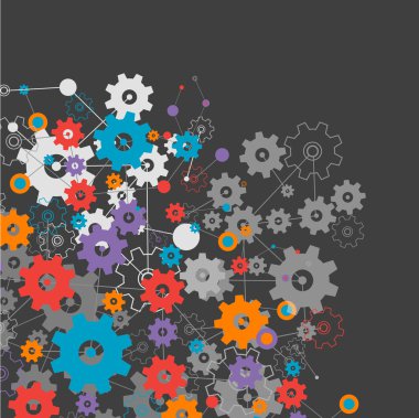 Soyut teknoloji arkaplanı