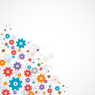 Soyut teknoloji arkaplanı