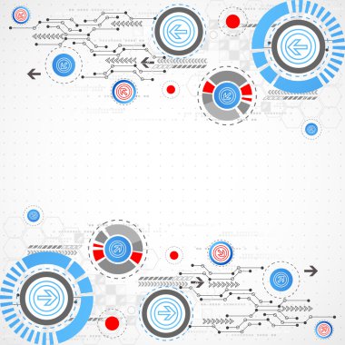 Soyut teknoloji arkaplanı