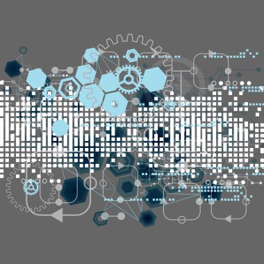 Soyut teknoloji arkaplanı