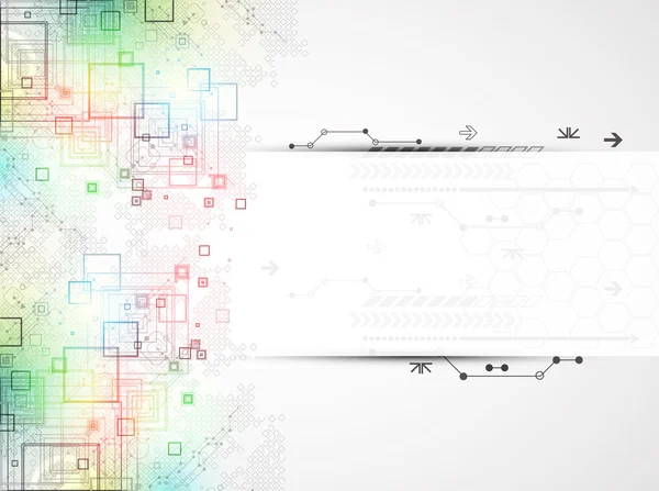 Fondo tecnológico abstracto — Archivo Imágenes Vectoriales