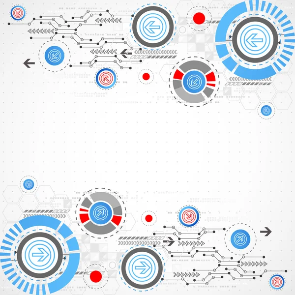 Contexte technologique abstrait — Image vectorielle