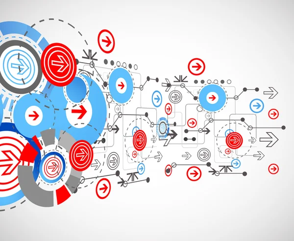 Antecedentes de tecnología abstracta — Archivo Imágenes Vectoriales