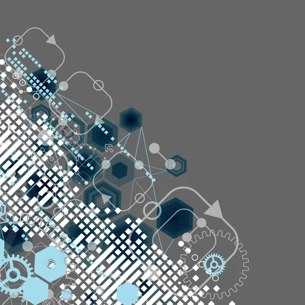 Antecedentes de tecnología abstracta — Archivo Imágenes Vectoriales